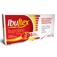 Ibuflex 400mg 8 cápsulas gel