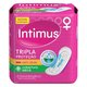 Absorvente Intimus Gel Tripla Proteção sem abas, seca 8 unidades