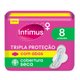 Absorvente Externo Intimus Tripla Proteção Seca Com Abas 8 unidades