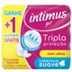 Absorvente Intimus Gel Feminino Tripla Suave Com Abas 9 unidades