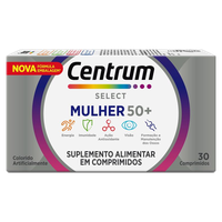 Suplemento Alimentar Centrum Select Mulher 50+ Caixa 30 Comprimidos