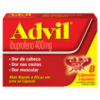 ADVIL EXTRA ALIV 400MG C/8 CAPSULAS