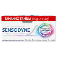 Creme Dental Sensodyne Proteção Completa+ Caixa 180g 2 Unidades Tamanho Família