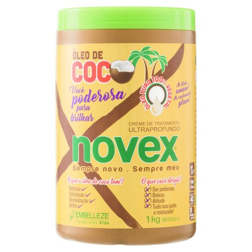 Creme Tratamento Capilar Novex Óleo Coco 1kg