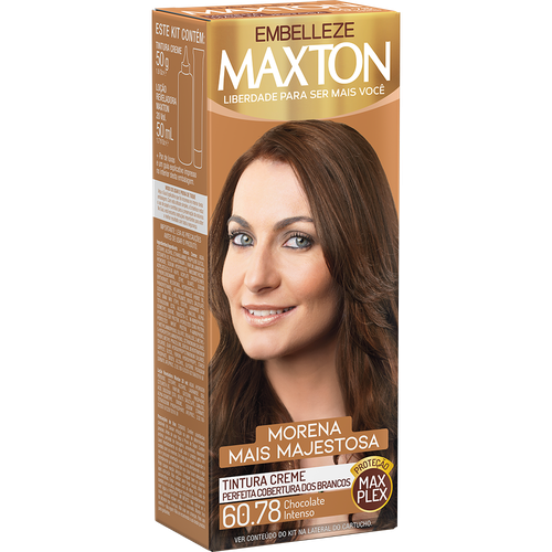 Tintura Creme Maxton 60.78 Chocolate Real 1 unidade