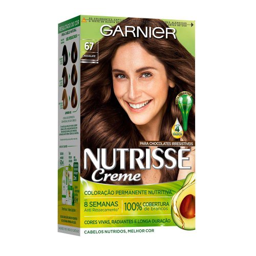 Tintura Nutrisse Creme 67 Louro Escuro Dourado Acaju 1 unidade