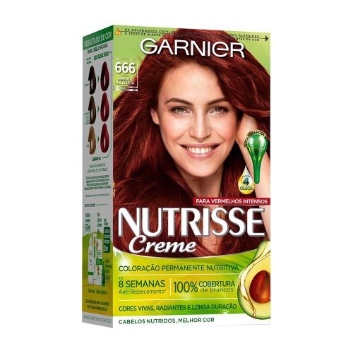 Tintura Nutrisse Creme 666 Pimenta Malagueta 1 unidade