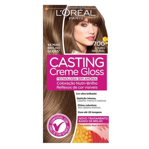 Tintura Semi-Permanente Casting Creme Gloss 700 Louro Natural 1 unidade