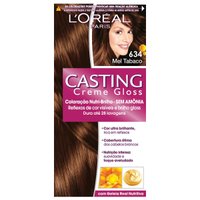 Coloração Creme L'Oréal Paris Casting Creme Gloss 634 Mel Tabaco 1 unidade