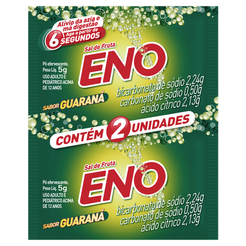 Sal de Frutas Eno Guaraná 2 unidades