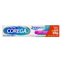 Corega Fixador de Prótese Ultra Creme Sem Sabor 68g