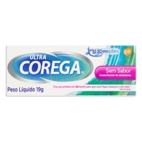 Creme Fixador de Dentadura Corega Ultra Sem Sabor 19g