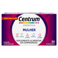 Suplemento Alimentar Centrum Essentials Mulher Caixa 30 Comprimidos