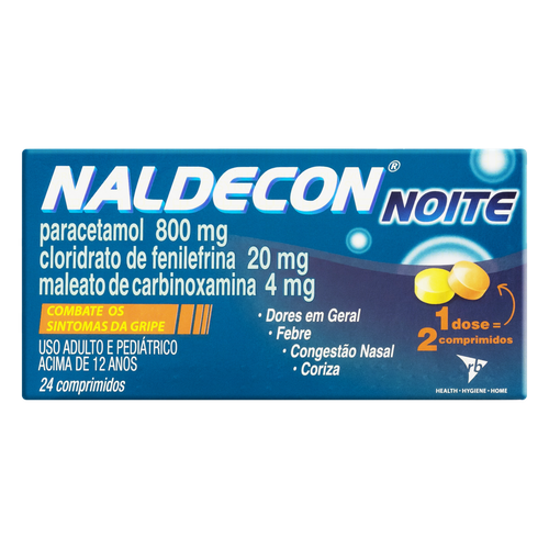 Naldecon Noite 24 comprimidos