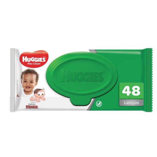 Lenços Umedecidos Huggies Max Clean 48 unidades