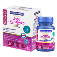 Ácido Hialurônico 150mg Catarinense Pharma Nutrição Caixa 30 Cápsulas