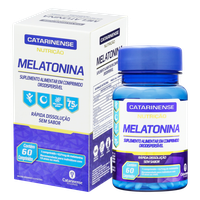 Melatonina 0,21mg Catarinense Pharma Nutrição Caixa 60 Comprimidos Orodispersíveis