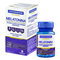 Melatonina 0,21mg Catarinense Pharma Nutrição Caixa 120 Comprimidos Orodispersíveis