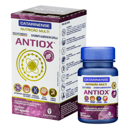 Antiox Catarinense Pharma Nutrição Multi Caixa 30 Cápsulas