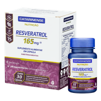 Resveratrol 165mg Catarinense Pharma Nutrição Caixa 30 Cápsulas