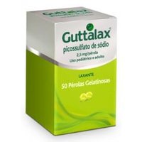 Guttalax 2,5mg/Pérola 50 Pérolas gelatinosas