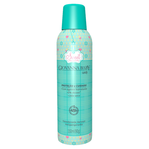 Desodorante Aerosol Giovanna Baby - Feminino Candy 150ml