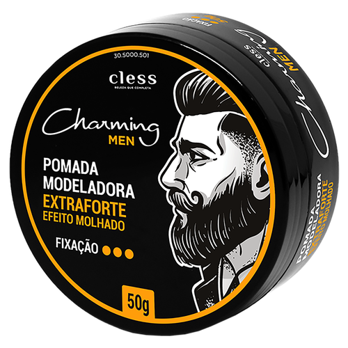 CHARMING BLACK POMADA MODELADORA CAPILAR EXTRA FORTE 50 G x 1