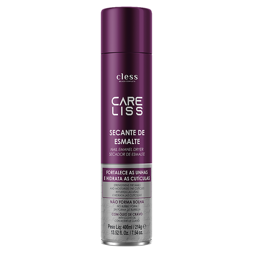 Spray Secante de Esmalte Care Liss Com Óleo de Cravo 400ml