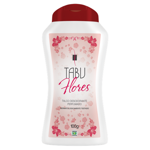 Talco Perfumado Tabu Flores  100g