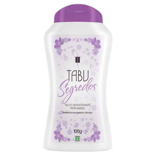 Talco Perfumado Tabu Segredos 100g