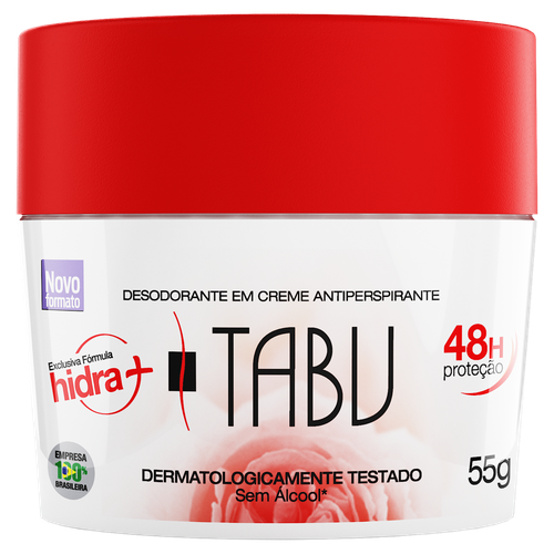 Desodorante em Creme Tabu Neutro 55g