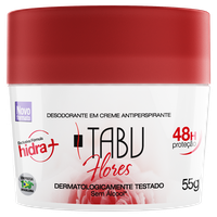 Desodorante em Creme Tabu Flores 55g