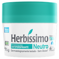 Desodorante em Creme  Herbíssimo Neutro Sem Perfume 55g