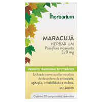 Maracujá Herbarium Caixa 20 Comprimidos Revestidos