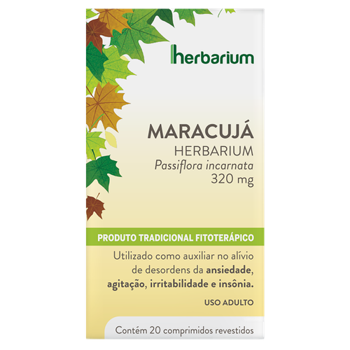 Maracujá Herbarium Caixa 20 Comprimidos Revestidos