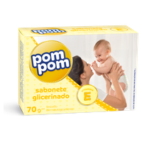 Sabonete em Barra Pom Pom Glicerinado 80g