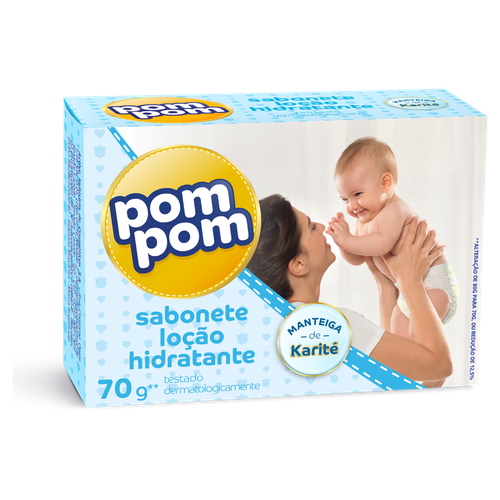 Sabonete em Barra Infantil Pompom Hidratante 80g 80g