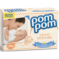 Sabonete em Barra Pom Pom Leite e Mel 80g