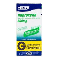 Naproxeno Genérico Teuto 500mg 10 comprimidos