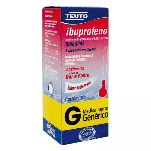 Ibuprofeno Gotas Genérico Teuto 50mg/ml 30ml