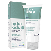 Loção Hidratante Corporal sem Fragrância Hidra Kids D.A. Caixa 200g