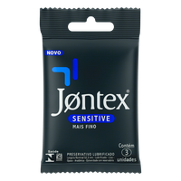 Preservativo Camisinha Jontex Sensitive 3 unidades