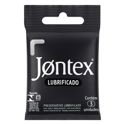 Preservativo Jontex Lubrificado 3 unidades