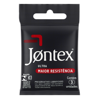 Preservativo Camisinha Jontex Ultra Resistente 3 unidades