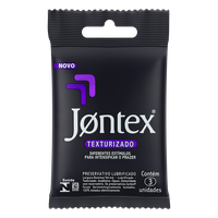 Preservativo Jontex Lubrificado Sachê Sensation 3 unidades