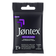 Preservativo Jontex Lubrificado Sachê Sensation 3 unidades