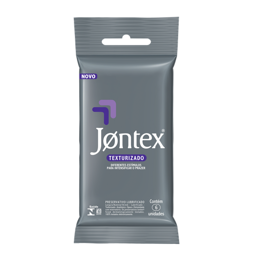 Preservativo Jontex Lubrificado Sachê Sensation 6 unidades