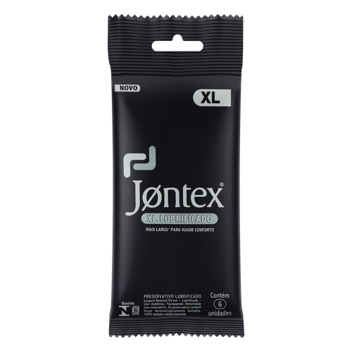 Preservativo Jontex XL Lubrificado 6 unidades