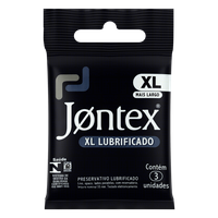 Preservativo Camisinha Jontex XL Lubrificado 3 unidades