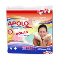 Algodão em Bolas Colorido Apolo 50g